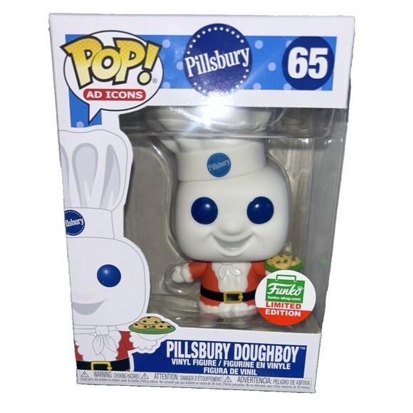 Funko Pop! Ad Icons 65 Pillsbury Doughboy Funko Shop Exclusive With Protector - Picture 1 of 5